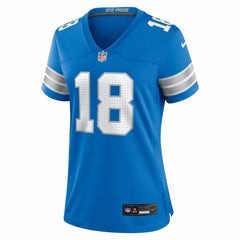 Isaac TeSlaa Detroit Lions Women's Game Player Jersey - Blue - Nike