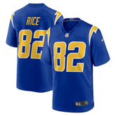 Brenden Rice Los Angeles Chargers 2nd Alternate Game Player Jersey - Royal - Nike