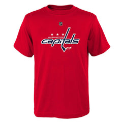 Washington Capitals Youth Primary Logo T-Shirt - Red | NHL Lifestyle