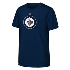 Winnipeg Jets Youth Primary Logo T-Shirt - Navy | NHL online