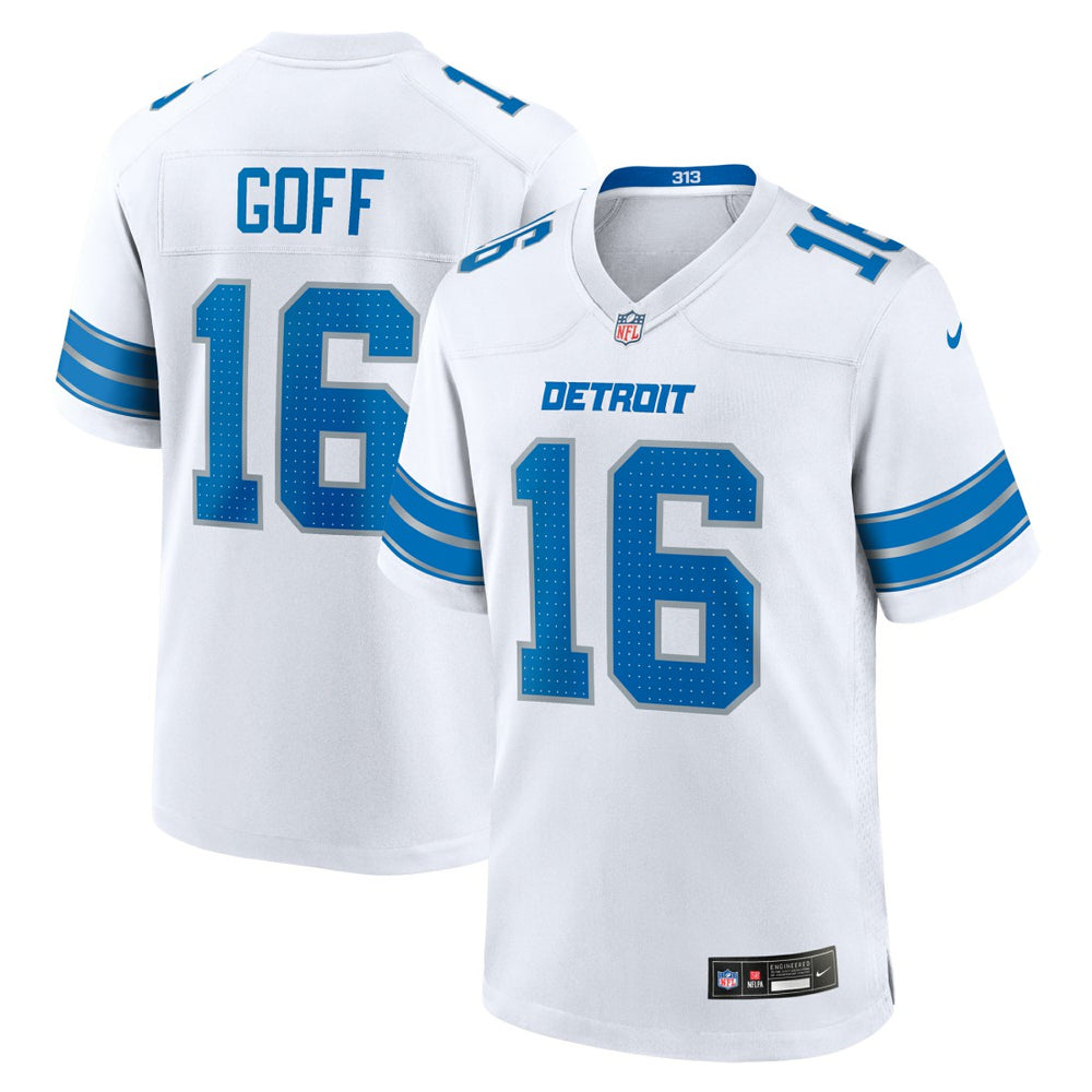 Jared Goff Detroit Lions Game Jersey - White - Nike