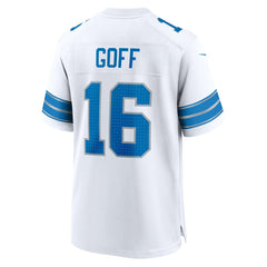 Jared Goff Detroit Lions Game Jersey - White - Nike