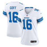 Jared Goff Detroit Lions Women's Game Jersey - White - Nike
