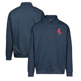 Boston Red Sox Levelwear Murray Core Logo Quarter-Zip Pullover Top Outlet