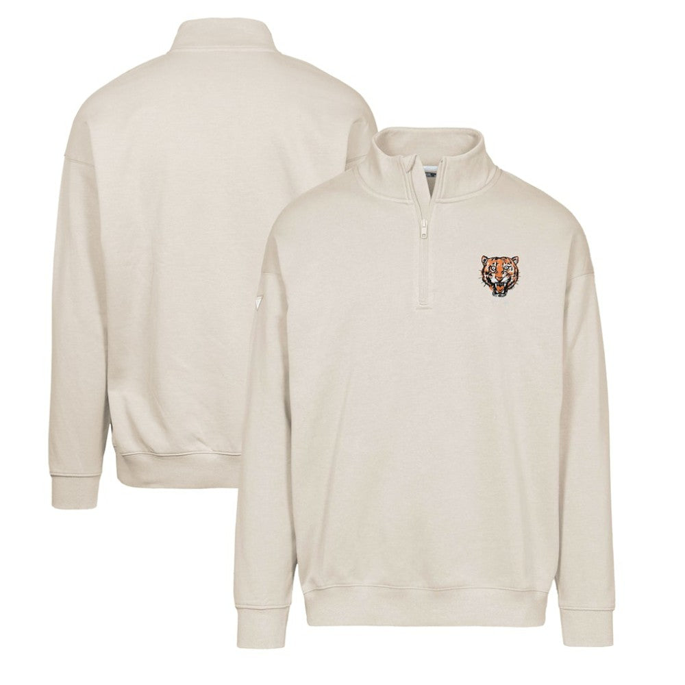Detroit Tigers Levelwear Murray Core Logo Quarter-Zip Pullover Top Near Me
