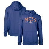 New York Mets Levelwear Cooperstown Collection Podium Retro Spellout Pullover Hoodie for sale