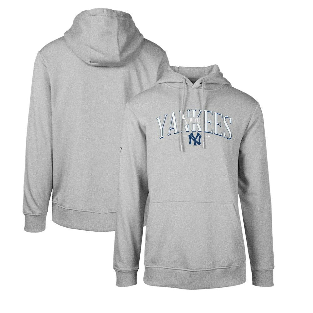 New York Yankees Levelwear Cooperstown Collection Podium Retro Spellout Pullover Hoodie Outlet