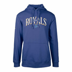Kansas City Royals Levelwear Cooperstown Collection Podium Retro Spellout Pullover Hoodie Sale