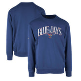 Toronto Blue Jays Levelwear Zane Cooperstown Collection Retro Spellout Pullover Sweatshirt Discount