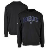 Colorado Rockies Levelwear Zane Cooperstown Collection Retro Spellout Pullover Sweatshirt for sale