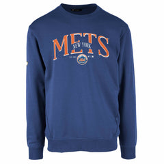 New York Mets Levelwear Zane Cooperstown Collection Retro Spellout Pullover Sweatshirt Sale