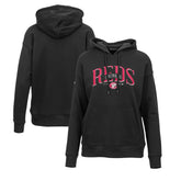 Cincinnati Reds Levelwear Women's Adorn Cooperstown Collection Retro Spellout Pullover Hoodie Sale