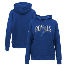 Kansas City Royals Levelwear Women's Adorn Cooperstown Collection Retro Spellout Pullover Hoodie Sale