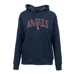 Los Angeles Angels Levelwear Women's Adorn Cooperstown Collection Retro Spellout Pullover Hoodie Near Me