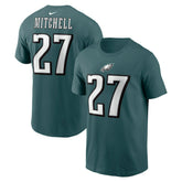 Quinyon Mitchell Philadelphia Eagles Name & Number T-Shirt - Green - Nike