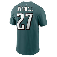 Quinyon Mitchell Philadelphia Eagles Name & Number T-Shirt - Green - Nike