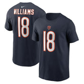Caleb Williams Chicago Bears Name & Number T-Shirt - Navy - Nike