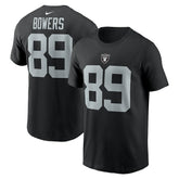 Brock Bowers Las Vegas Raiders Name & Number T-Shirt - Black - Nike