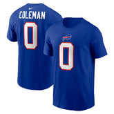 Keon Coleman Buffalo Bills Name & Number T-Shirt - Royal - Nike