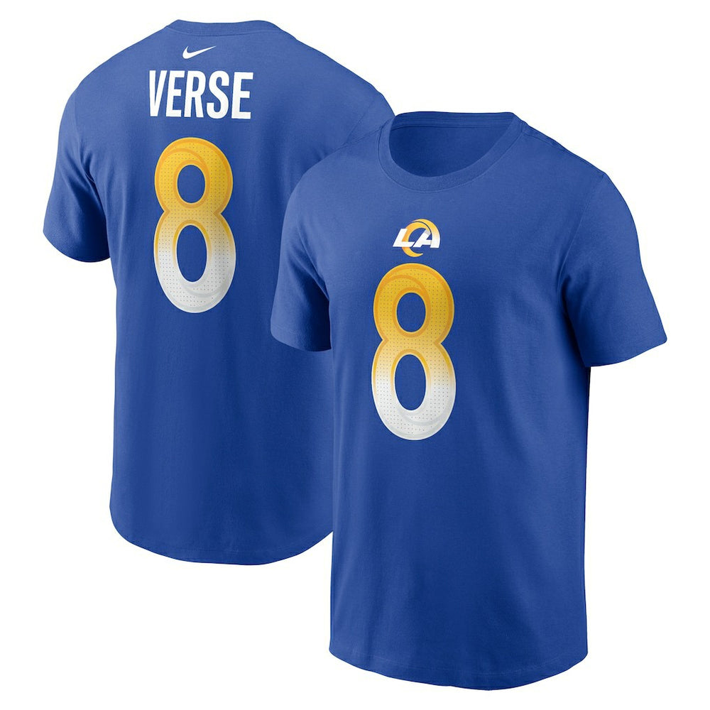 Jared Verse Los Angeles Rams Name & Number T-Shirt - Royal - Nike