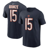 Rome Odunze Chicago Bears Name & Number T-Shirt - Navy - Nike