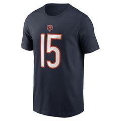 Rome Odunze Chicago Bears Name & Number T-Shirt - Navy - Nike