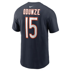 Rome Odunze Chicago Bears Name & Number T-Shirt - Navy - Nike