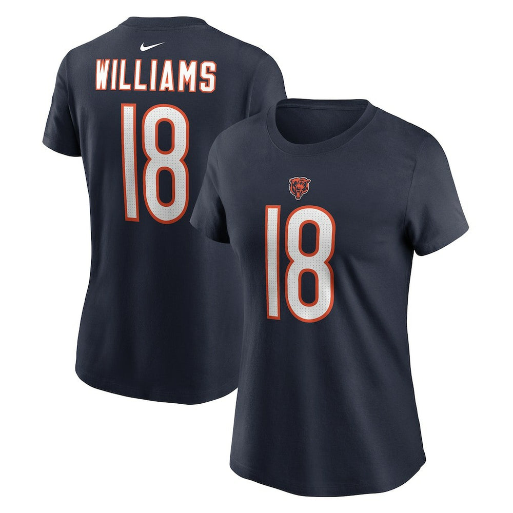 Caleb Williams Chicago Bears Women's Name & Number T-Shirt - Navy - Nike