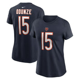 Rome Odunze Chicago Bears Women's Name & Number T-Shirt - Navy - Nike