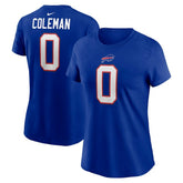 Keon Coleman Buffalo Bills Women's Player Name & Number T-Shirt - Royal - Nike