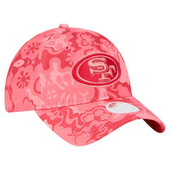 San Francisco 49ers New Era Women's Trippy 9TWENTY Adjustable Hat - Scarlet - NFL