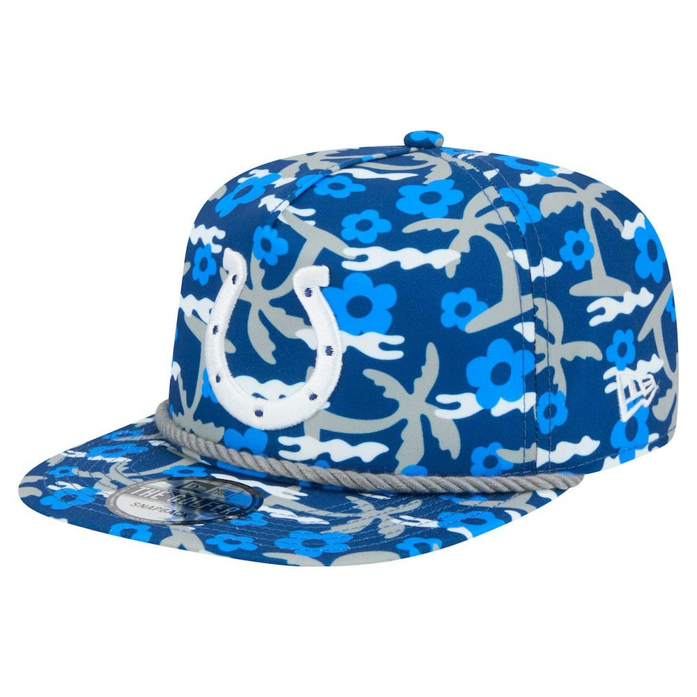 Indianapolis Colts New Era Wakey Wakey Golfer Snapback Hat - Royal - NFL