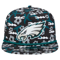 Philadelphia Eagles New Era Wakey Wakey Golfer Snapback Hat - Black - NFL