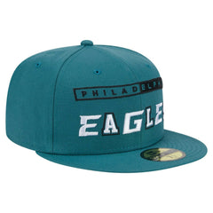 Philadelphia Eagles New Era Ransom 59FIFTY Fitted Hat - Midnight Green - NFL