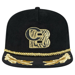 Cincinnati Bengals New Era City Originals Corduroy Skipper Golfer Snapback Hat - Black - NFL