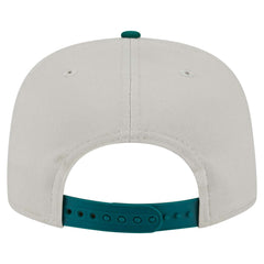 New York Jets New Era Athletic Golfer Snapback Hat - Stone/Green - NFL