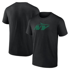 New York Jets Secondary Logo Lightweight T-Shirt - Black - NFL