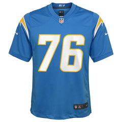 Joe Alt Los Angeles Chargers Youth Game Jersey - Powder Blue - Nike