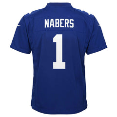 Malik Nabers New York Giants Youth Game Jersey - Royal - Nike