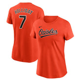 Jackson Holliday Baltimore Orioles Nike Women's Cooperstown Collection Fuse Name & Number T-Shirt for sale