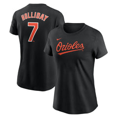 Jackson Holliday Baltimore Orioles Nike Women's Cooperstown Collection Fuse Name & Number T-Shirt Outlet