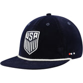 USMNT Unisex Snow Beach Corduroy Adjustable Hat Navy