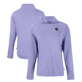 Baltimore Ravens Cutter & Buck Women's Coastline Epic Comfort Eco Recycled Funnel Neck Raglan Pullover Sweatshirt - Lavender - NFL