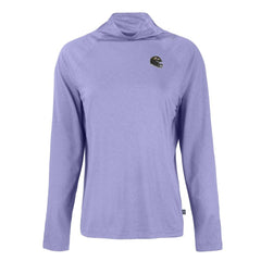 Baltimore Ravens Cutter & Buck Women's Coastline Epic Comfort Eco Recycled Funnel Neck Raglan Pullover Sweatshirt - Lavender - NFL