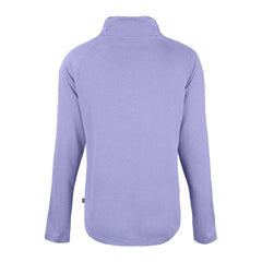 Baltimore Ravens Cutter & Buck Women's Coastline Epic Comfort Eco Recycled Funnel Neck Raglan Pullover Sweatshirt - Lavender - NFL