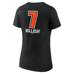 Jackson Holliday Baltimore Orioles Women's Fastball Player Name & Number V-Neck T-Shirt Near Me
