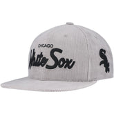 Mitchell & Ness Chicago White Sox Male Adult Corduroy Snapback Hat Discount