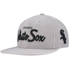 Mitchell & Ness Chicago White Sox Male Adult Corduroy Snapback Hat Discount