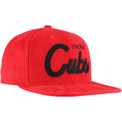 Mitchell & Ness Chicago Cubs Male Adult Corduroy Snapback Hat Near Me