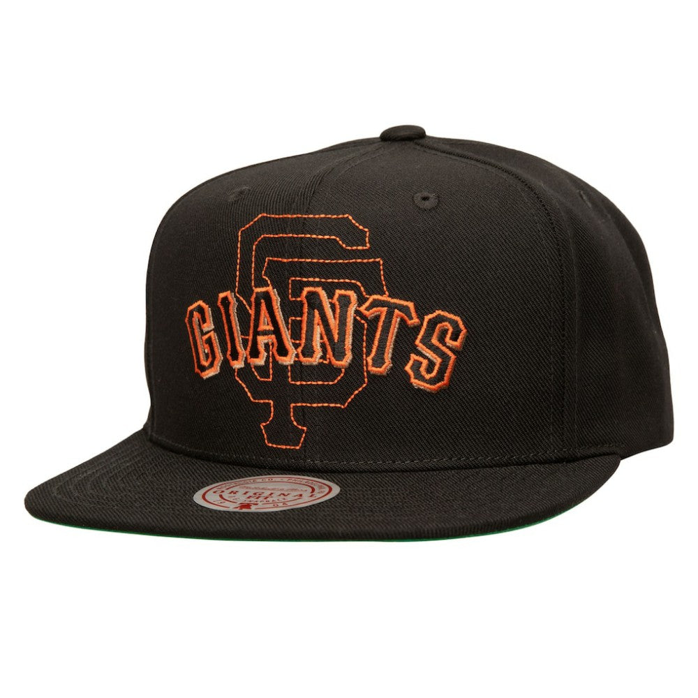 San Francisco Giants Mitchell & Ness Double Up Snapback Hat Sale